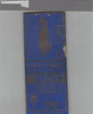 Matchbook Cover - 1936 Ford Dealer Bailey Motor Car Milwaukee WI Missing Striker picture