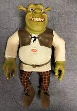  2004 Shrek 2 Talking Plush Doll 15” Inches w Hard Head/Hands Working  picture