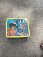 1982 Vintage Aladdin E.T. the Extra-Terrestrial Metal Lunch Box No Thermos picture