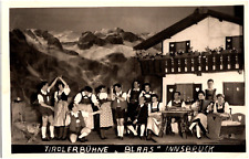 Tiroler Bühne Kurt Blaas Innsbruck Austria 1950s RPPC Theater Stage Lederhosen picture