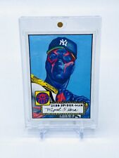 2020 UD Marvel Masterpieces Spider-Man 2099 1952 Topps 1/1 Sketch Ash Gonzales picture