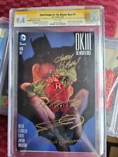 Dark Knight III Master Race #1 Forbidden Planet signed F. Miller and 3X CGC 9.4 picture