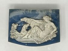 Vintage Genuine Incolay Stone Jewelry/Trinket Box, Rare Pattern picture