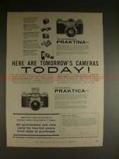 1958 Praktina FX & Praktica FX3 Camera Ad - Today picture