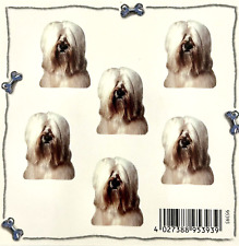 Tibetan Terrier Dog Stickers ~ Pack of 12 Stickers picture