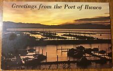 Scenic Sunrise At The Port, Ilwaco Washington -WA, New Unused Postcard picture