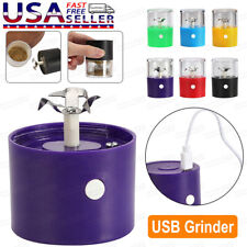 NEW Portable Electric Auto Herb Tobacco Machine Grinder Crusher USB Rechargeable picture