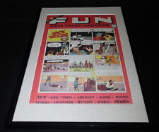New Fun Magazine DC Framed 11x17 Cover Poster Display Official Repro picture