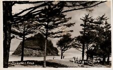 Proposal Rock Neskowin Oregon Coast RPPC Postcard 1925-1942 DOPS UNP Whiteborder picture