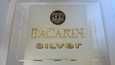 Bacardi Silver Bar Mirror  - 24 in Wide x 18 in Tall picture
