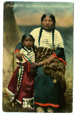 Aupoakte Win. Kill Morning Mother and Papoose Native American c1910 Postcard picture