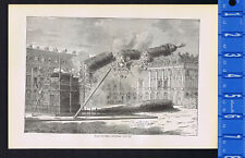 Fall of Vendome Column, Paris, France - 1901 Page of History picture