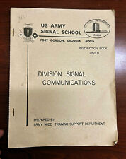 1972 DIVISION SIGNAL COMMUNICATIONS, US SIGNAL SCHOOL, FORT GORDON, GA, 2821B picture