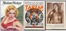 MOTION PICTURE Magazine  - 1st TARZAN The APE MAN - April, 1932 picture