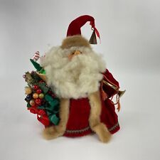 Apple Whimseys by Lita Gates Santa Claus Handcrafted Figure St Nick 1978 picture