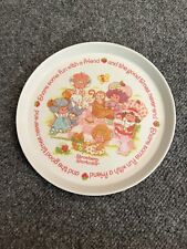Vintage 1982 Strawberry Shortcake Fun Friends 8.25in Plate Malamine SiLite 3101 picture