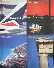 Lot of 17 - Vintage DELTA DIGEST Delta Air Lines Magazines/Guides - Aviation  picture