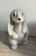 EUC Quarry Critters Bunny Rabbit “Rocco” Second Nature Design 2001 Figurine 5.5” picture