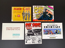 (5) Lot MILT CANIFF Male Call 1945/'89 Dickie Dare '86 America '87 Rembrandt '81 picture