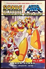 SONIC MEGA MAN COMIC BOOK 2014 WORLDS COLLIDE Vol 3  “Chaos Clash”  Bagged ~ NEW picture