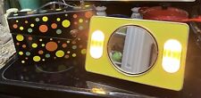 Vtg MCM Brytone Beauty Mod Glow Retro Portable Makeup Cosmetic Lighted Mirror picture