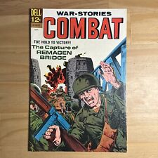 Vintage 1967 Dell Comic Book WAR STORIES COMBAT #25 picture