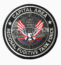US MARSHALS SERVICE CAPITAL AREA DC REGIONAL FUGITIVE TASK FORCE GRN PATCH PD10 picture