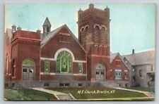 M.E. Church Brocton New York NY Methodist Episcopal 1912 Postcard picture