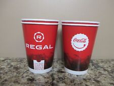 (4) Regal Cinemas / Coca-Cola 32 Oz. Solo Paper Beverage Cups - Unused picture