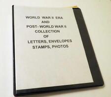 WW2 AND POST WW2 ERA COLLECTION OF LETTER DOCS PHOTOS INC BLACK SAILOR picture