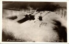 C.1920s RPPC Battleship A FOC'STLE FLOOD Unused N Moser Postcard 824 picture