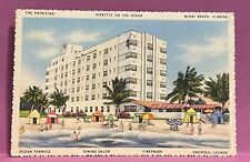 postcard ~ MIAMI BEACH FL ~ PATRICIAN HOTEL ~  1940's picture
