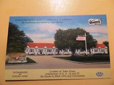 Flamingo Motor Court Motel Mitchell South Dakota vintage linen postcard  picture