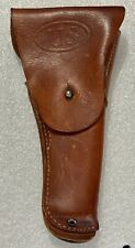 Vintage WW 2 US Gun Pistol Holster Leather SemS 1943 US Military Reenactments picture