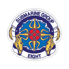 Submarine Group Eight (U.S. Navy) STICKER Vinyl Die-Cut Decal picture