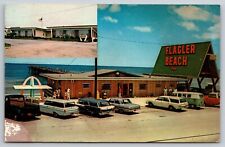 Postcard Flagler Beach FL Florida Pier and Restaurant c1960s   1X picture