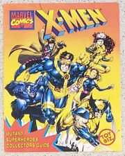 X-MEN MUTANT SUPER HEROS COLLECTOR'S GUIDE TOYBIZ 1994 picture