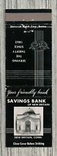 Matchbook Cover-Savings bank of New Britain Connecticut-9078 picture
