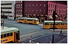 Baltimore Transit Train at City Hall Downtown Baltimore 1959  picture