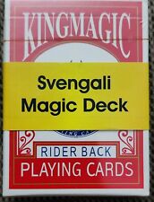 KING MAGIC SVENGALI MAGIC DECK RIDER BACK SEALED picture