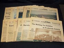 1975-1976 FREDERICK'S FOUNDATIONS NEWSPAPER LOT OF 11 - MARYLAND - NP 1812H picture