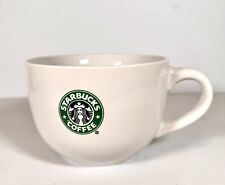 STARBUCKS Coffee MERMAID Logo Oversized 35 oz 1L White Ceramic Soup Mug Cup 2007 picture