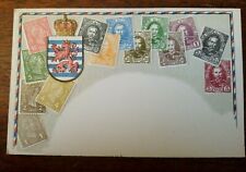 LUXEMBERG DEI Old Stamps - National Series Ottmar Zieher Stamps Postcard UNUSED picture