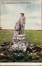 North Platte Nebraska Buffalo Bill Monument Antique Postcard c1910 picture