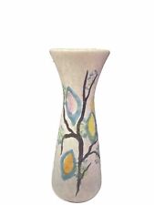 Vintage Jasba West Germany Vase Colorful Tree Art Pottery MCM 8 Inches picture