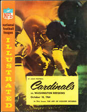 10/18 1964 St. Louis Cardinals vs Washington Redskins football program em bx20 picture