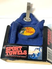 Vintage Gemini Premium Sports Bass Pro Shops Fishing Towel with Clip (Blue) picture