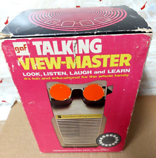 Vintage 1969 GAF Talking View-Master Stereo Viewer in original Box picture