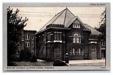 Postcard Clifton Forge Virginia Baptist Church picture