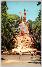c1960s Giant Chief Tomoka Ormond Beach Florida Statue Vintage Postcard picture